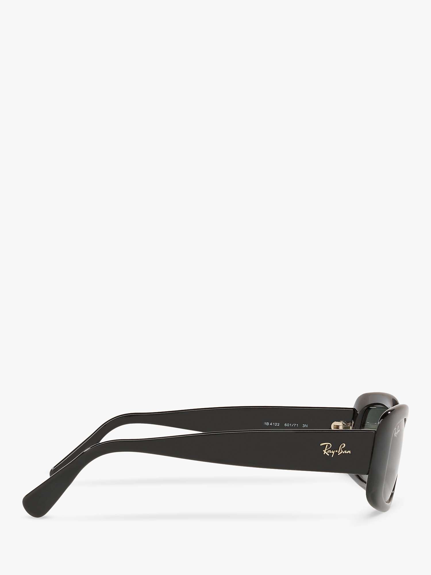 Buy Ray-Ban RB4122 Women's Rectangular Sunglasses, Black/Grey Online at johnlewis.com