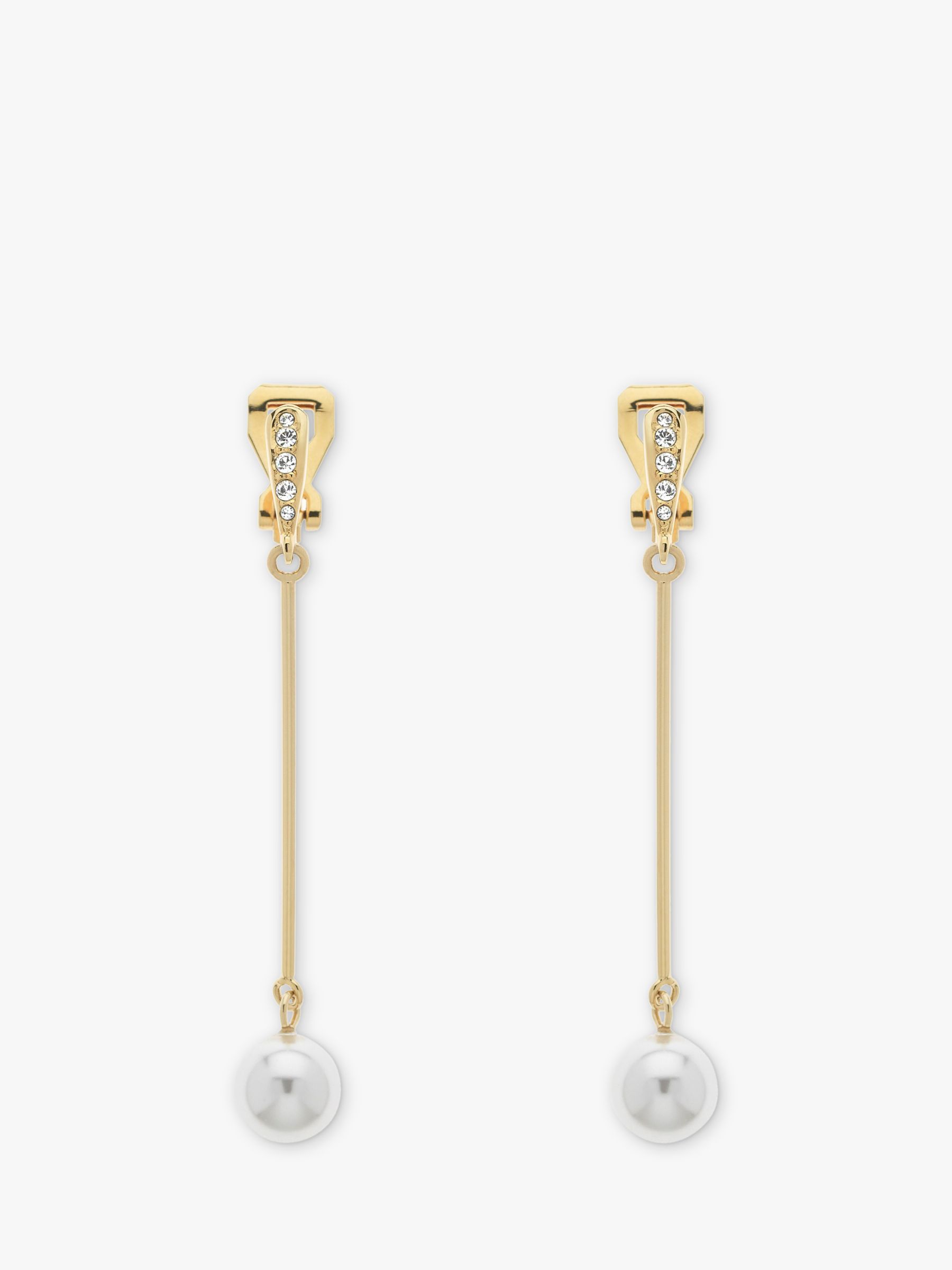 Look to purchase: Chanel CC earrings with pearl details, Women's