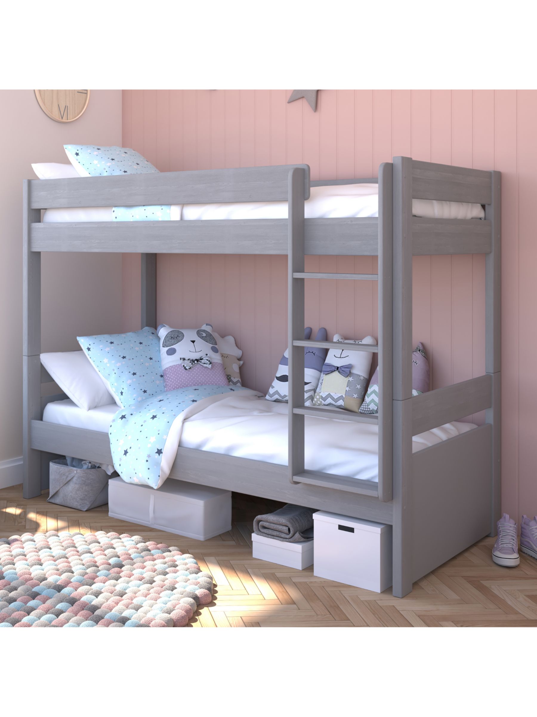Photo of Stompa detachable bunk bed extra long single grey