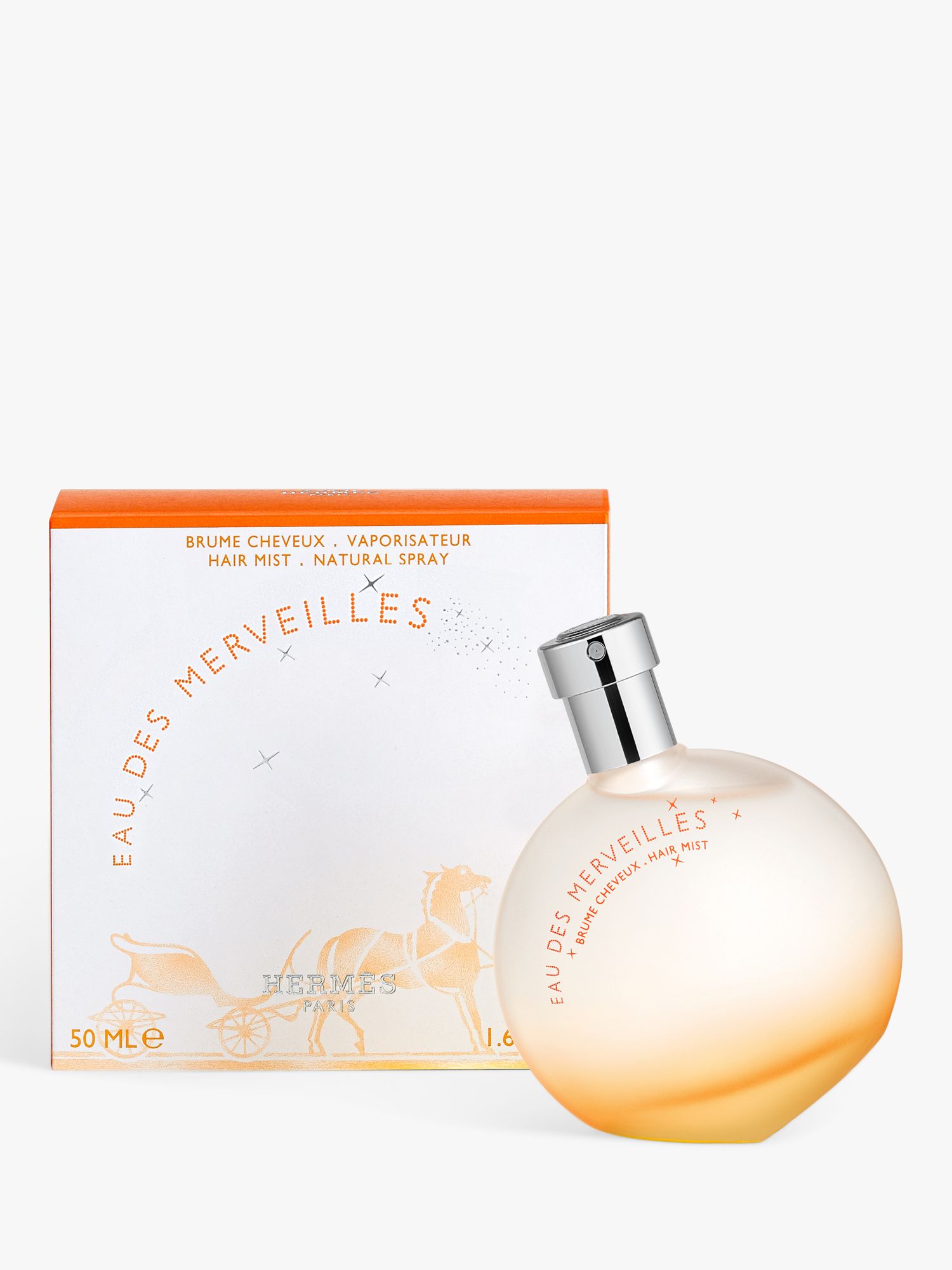 Hermès Eau des Merveilles Hair Mist Natural Spray, 50ml at John