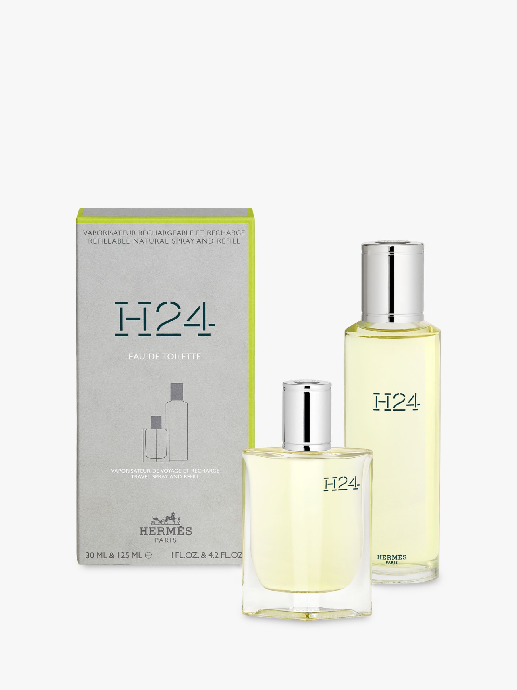 Hermès H24 Eau de Toilette Natural Spray 30ml + 125ml Refill 1