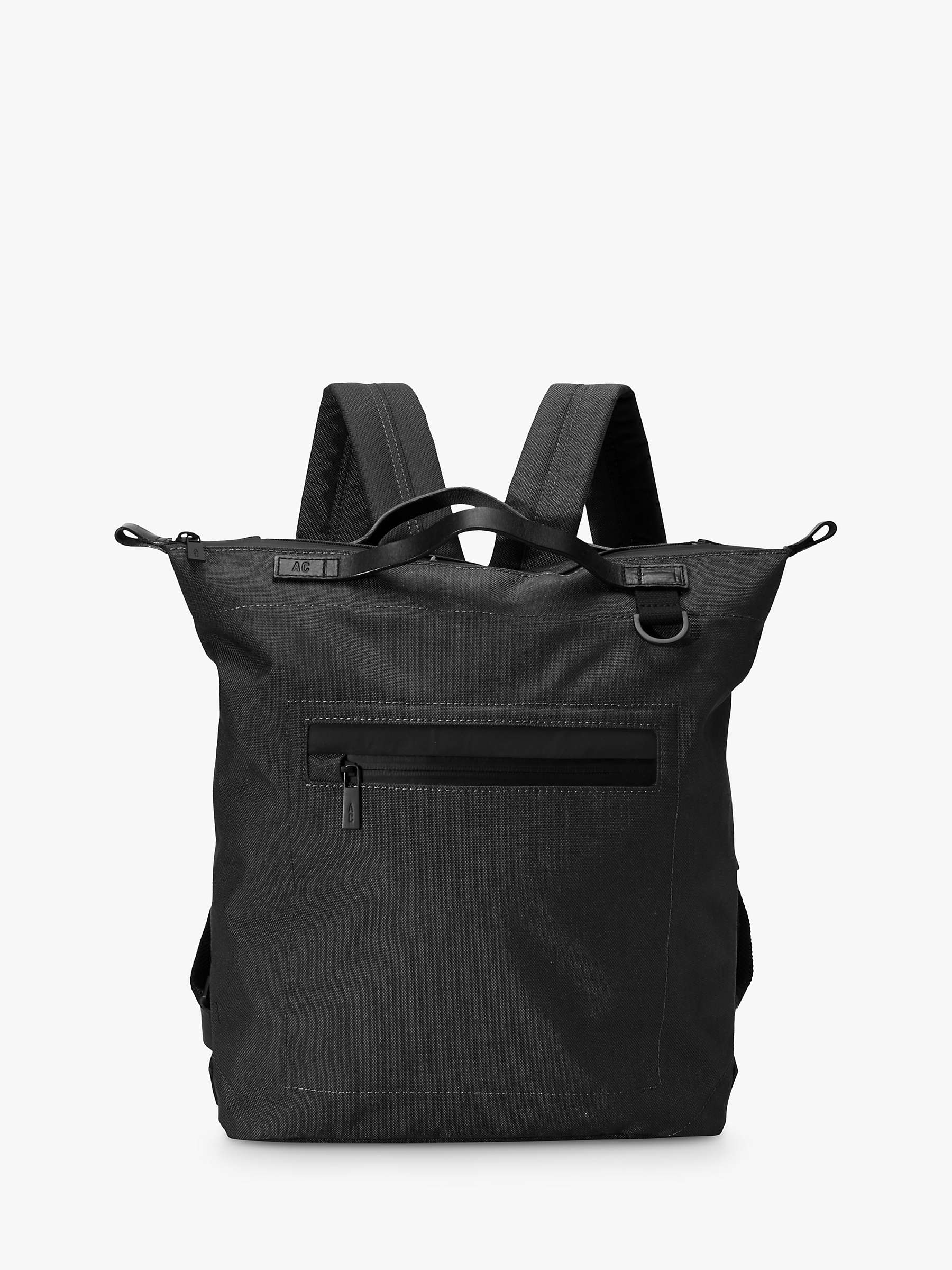 Buy Ally Capellino Mini Hoy Travel Cycle Recycled Backpack, Black Online at johnlewis.com