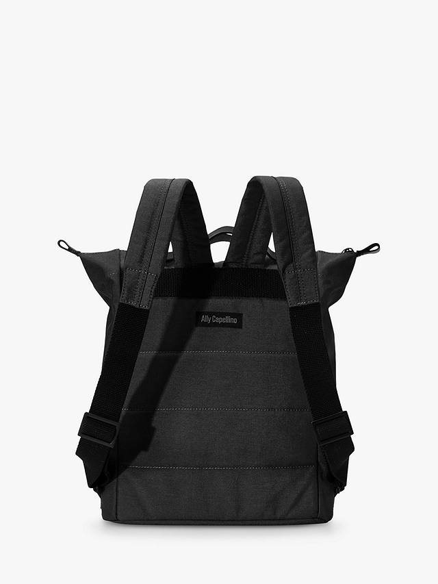 Ally Capellino Mini Hoy Travel Cycle Recycled Backpack, Black
