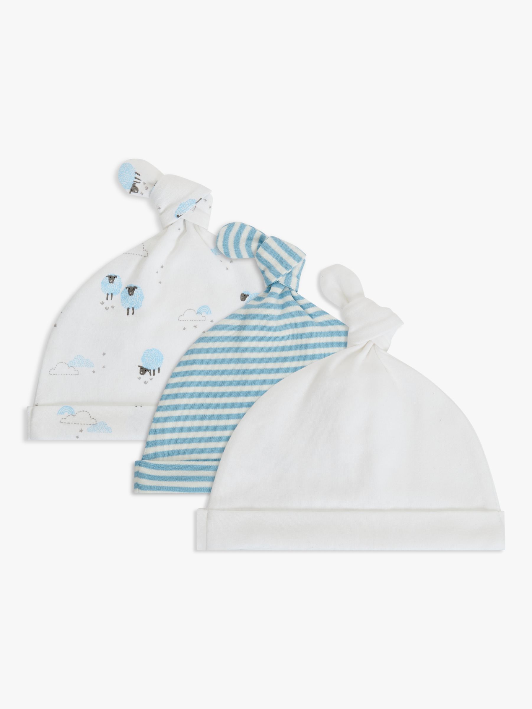 Buy John Lewis Baby Sheep Hat, Pack of 3 Online at johnlewis.com