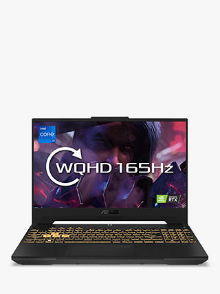 ASUS TUF FX507 Gaming Laptop, Intel Core i7 Processor, 16GB RAM, 1TB SSD, NVIDIA RTX 3060, 15.6" Full HD, Black