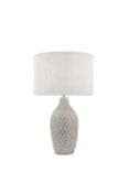 Laura Ashley Heathfield Ceramic Table Lamp, Gloss Grey