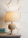 Laura Ashley Artichoke Ceramic Table Lamp, Gloss White