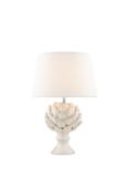 Laura Ashley Artichoke Ceramic Table Lamp, Gloss White