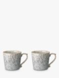 Denby Halo Speckle Stoneware Mugs, Set of 2, 400ml, Grey