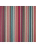 Harlequin Spectro Stripe Made to Measure Curtains or Roman Blind, Cerise/Marine/Coral