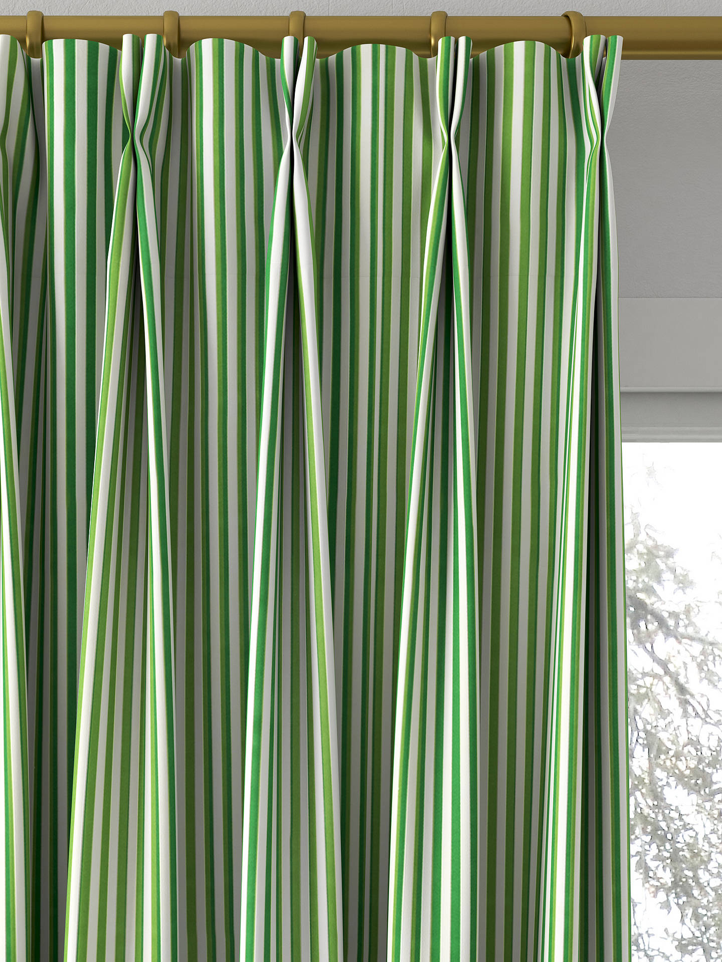 Harlequin Calla Made to Measure Curtains, Emerald/First Light