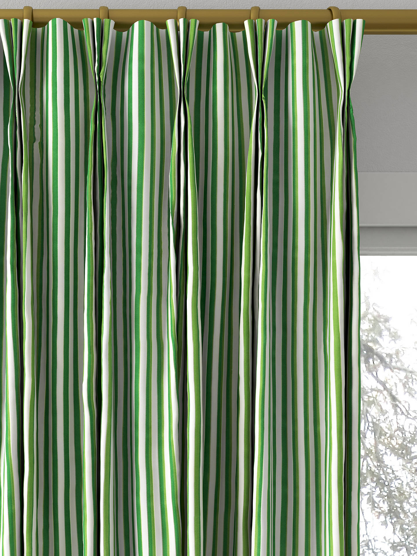 Harlequin Calla Made to Measure Curtains, Emerald/First Light