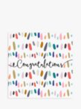 Laura Darrington Design Colourful Specks Congratulations Card