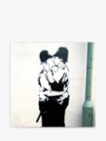 Cardmix Banksy Kissing Coppers Blank Greeting Card