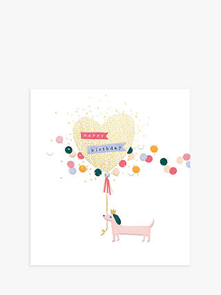 The Proper Mail Company Sausage Dog Birthday Card