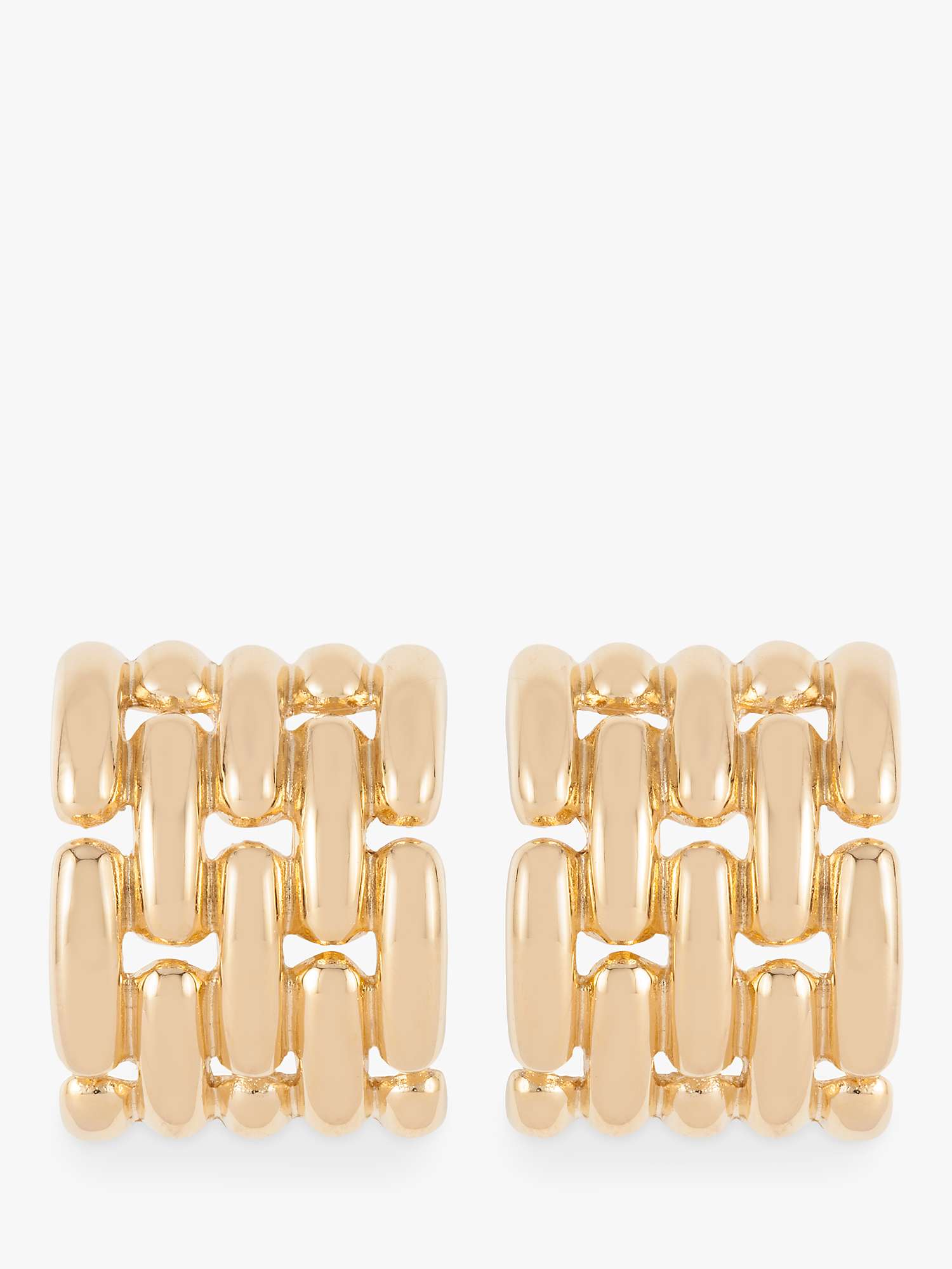 Buy Susan Caplan Vintage Givenchy Gold Plated Clip-On Hoop Earrings, Gold Online at johnlewis.com