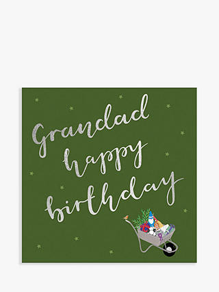 Woodmansterne Wheelbarrow Grandad Birthday Card