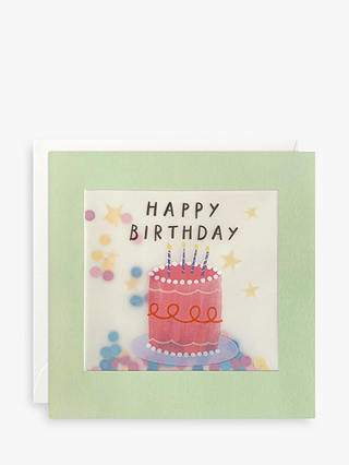 James Ellis Stevens Cake Happy Birthday Card