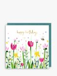 Louise Mulgrew Designs Flowers Birthday Card