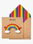 Tache Crafts Rainbow Thank You Card