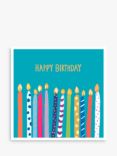Paper Salad Candles Birthday Card
