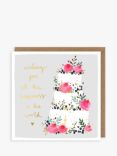 Louise Mulgrew Designs Happiness Tiered Cake Wedding Day Card