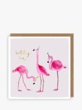 Louise Mulgrew Designs Flamingos Birthday Card