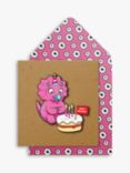 Tache Crafts Dinosaur Cake Birthday Card