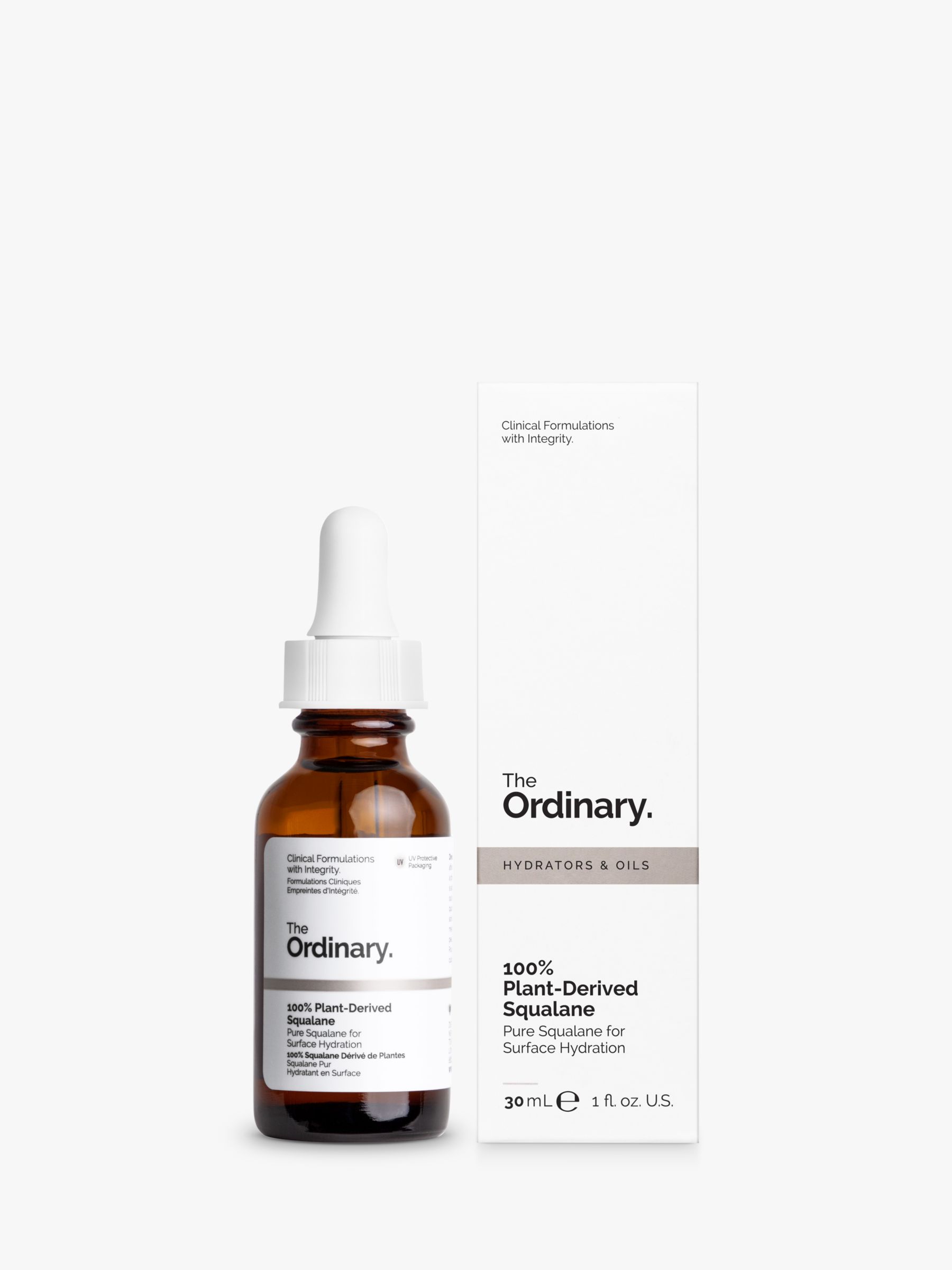 The Ordinary 100% Plant-Derived Squalane, 30ml 2