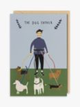 Paperlink The Dog Father Blank Greeting Card