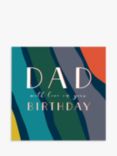 Laura Darrington Design Stripes Dad Birthday Card