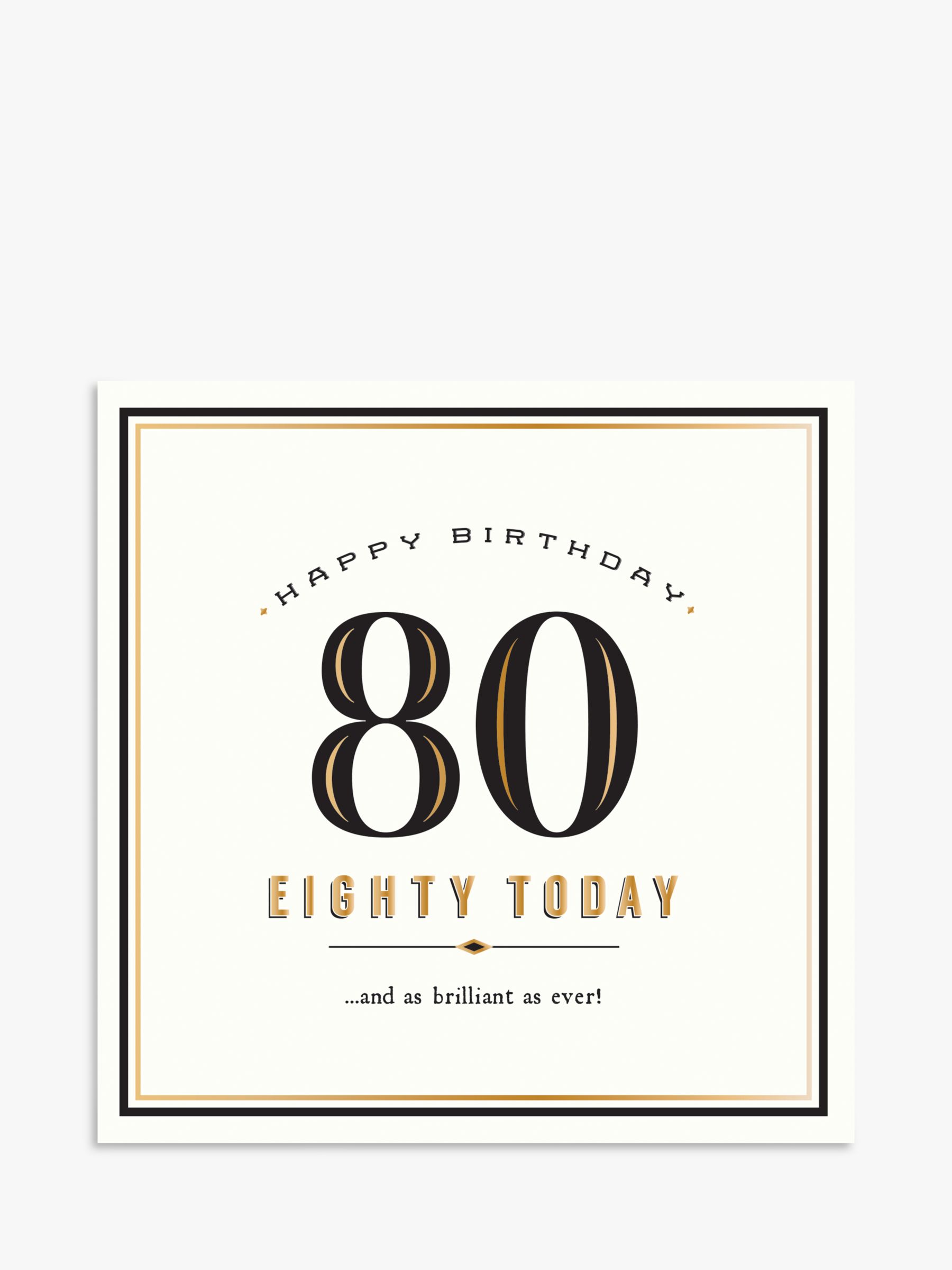 Pigment Brilliant As Ever 80th Birthday Card