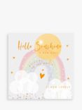 Belly Button Designs Hello Sunshine New Baby Card