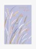 Art File Wheat Thinking of You Sympathy Card
