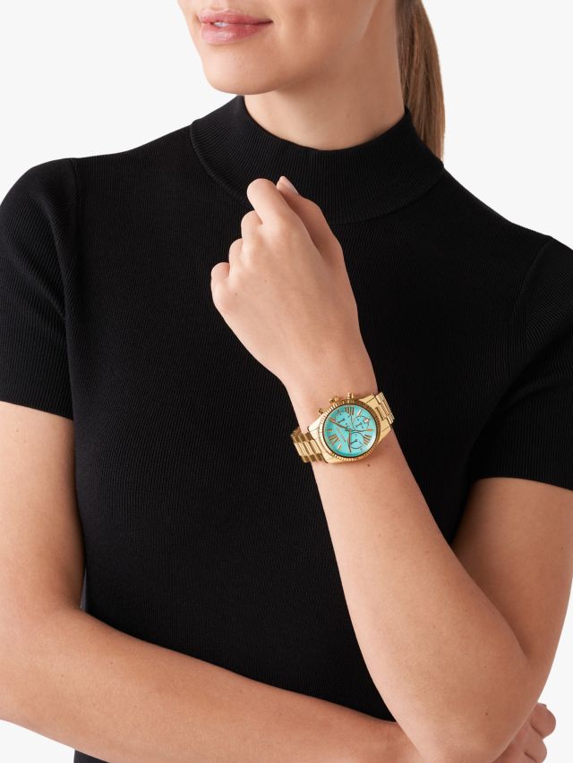 Michael kors turquoise deals watch