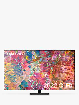 Samsung QE75Q80B (2022) QLED HDR 1500 4K Ultra HD Smart TV, 75 inch with TVPlus/Freesat HD & Dolby Atmos, Black