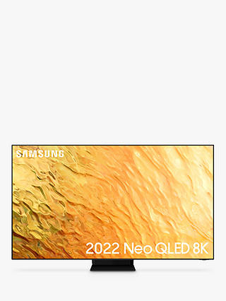 Samsung QE75QN800B (2022) Neo QLED HDR 2000 8K Ultra HD Smart TV, 75 inch with TVPlus/Freesat HD & Dolby Atmos, Sand Black
