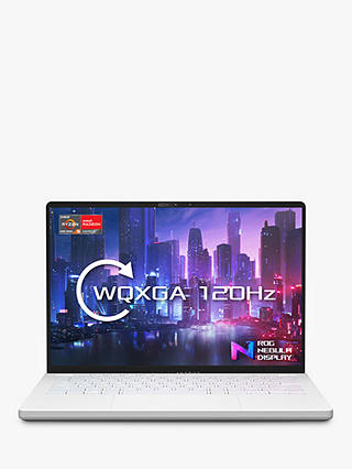 ASUS ROG Zephyrus G14 (2022) Gaming Laptop, AMD Ryzen 9 Processor, 32GB RAM, 1TB SSD, RX 6800S, 14" Quad HD, White