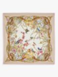 Aspinal of London Edwardian Garden Silk Square Scarf