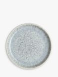 Denby Halo Speckle Stoneware Medium Coupe Plates, Set of 4, 21cm, Grey
