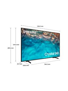 Samsung UE50BU8000 (2022) HDR 4K Ultra HD Smart TV, 50 inch with TVPlus, Black
