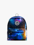 Hype Kids' Odyssey Space Print Crest Backpack, Multi
