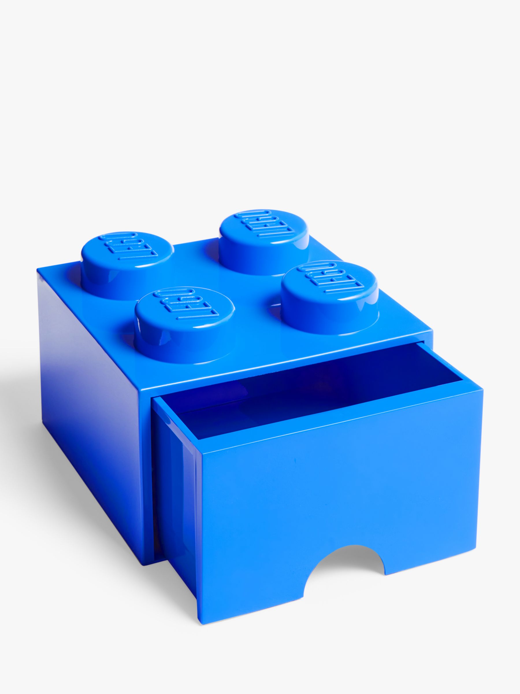 40065 - CONTENITORE 4 BOTTONI BLU BRICK DRAWER LEGO - KUNZI