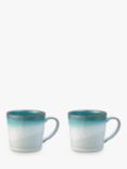 Denby Azure Haze Stoneware Mugs, Set of 2, 400ml, Blue