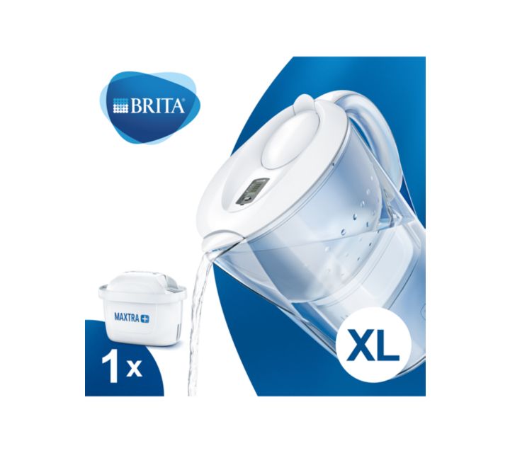 Brita Marella XL - Blanc + 1 Cartouche Maxtra+ - 3.5 L