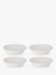 Royal Doulton 1815 Pure Porcelain Pasta Bowls, 23cm, Set of 4, White
