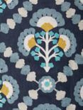 John Lewis Floral Trellis Made to Measure Curtains or Roman Blind, Navy