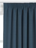 John Lewis ANYDAY Arlo Made to Measure Curtains or Roman Blind, Blue