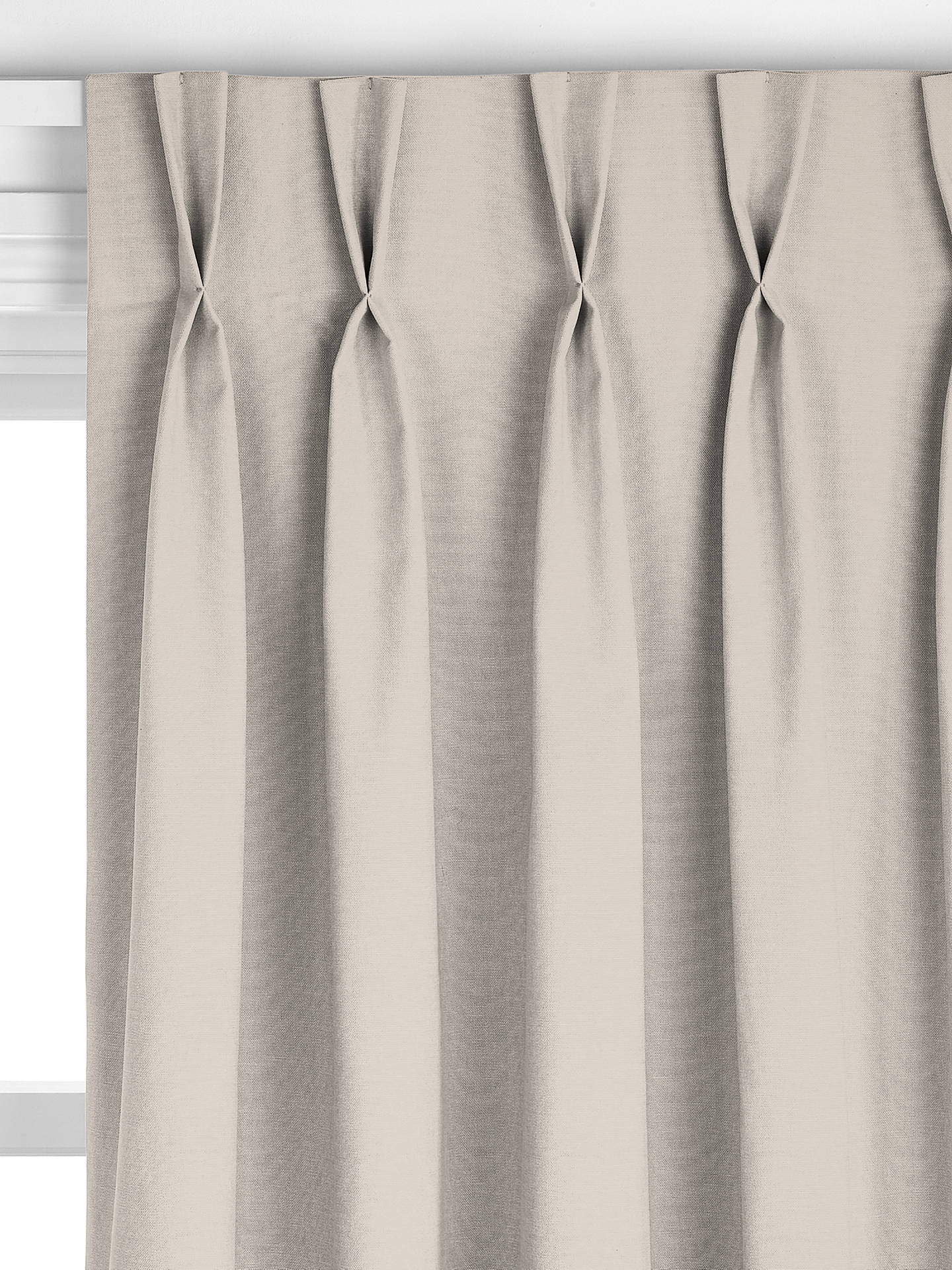 John Lewis ANYDAY Arlo Made to Measure Curtains, Putty