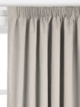 John Lewis ANYDAY Arlo Made to Measure Curtains or Roman Blind, Putty